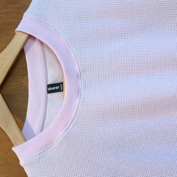 Comfrt Waffle Weave Sweatshirt Size XS - Picture 2 of 6